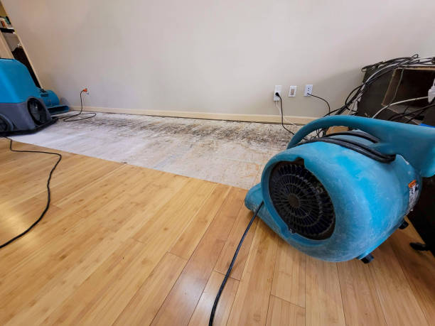 Professional Emergency Water Damage technician working in East Freetown, MA